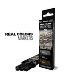 AK Interactive Real Colors Markers Weapons Set, 3 pcs.