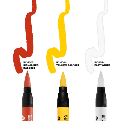 AK Interactive Real Colors Markers Tactical Markings Set, 3 pcs.