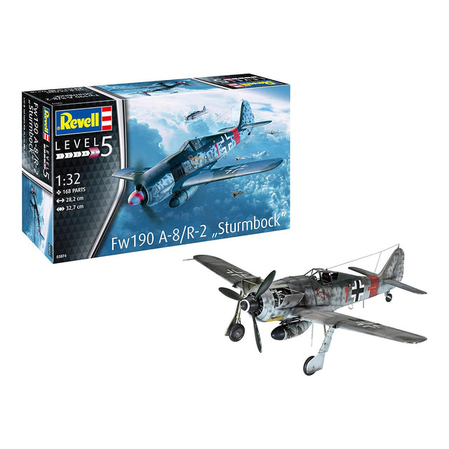 Revell Fw190 A-8/R-2 "Sturmbock" Model Kit, 1:32