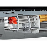 Revell German Submarine Type XXI with Interior Scale Model, 1:144