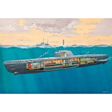 Revell German Submarine Type XXI with Interior Scale Model, 1:144