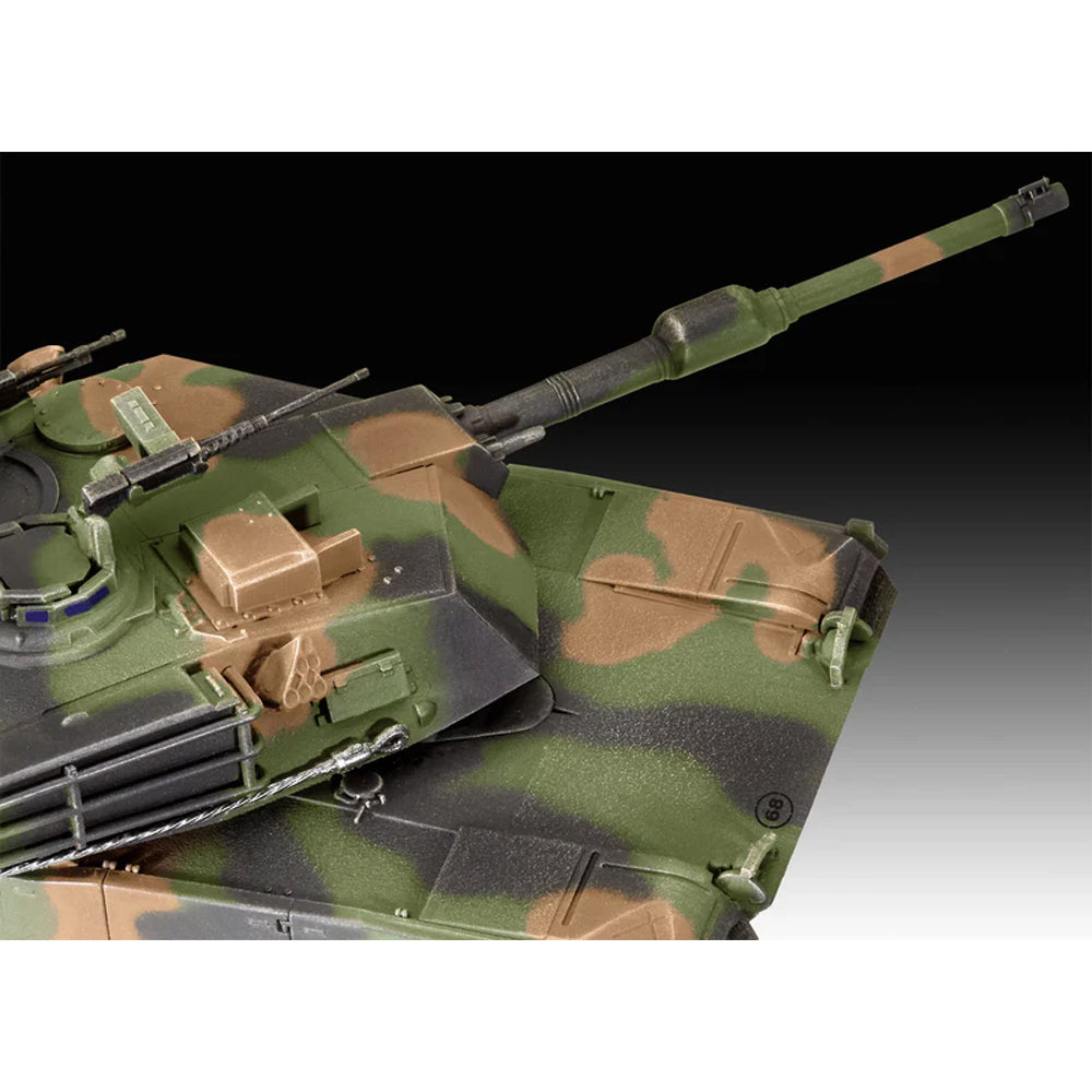 Revell M1A1 AIM (SA) - M1A2 Abrams Tank Scale Model Set, 1:72