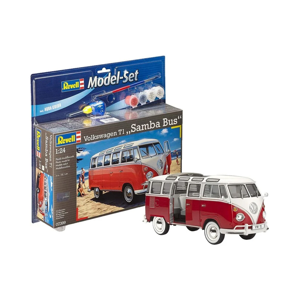 Revell Volkswagen T1 Samba Bus Scale Model, 1:24 – artspices