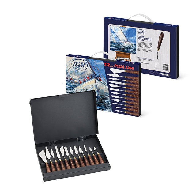 RGM Plus Line Painting Palette Knives Set of 12