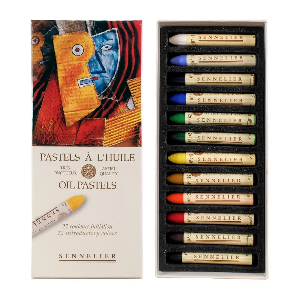 Sennelier Oil Pastel Set, 12 colours