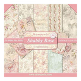 Stamperia Double-Sided Scrapbooking Paper Set - Shabby Rose, 10 units