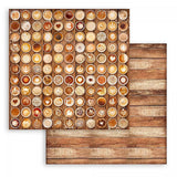 Stamperia Double-Sided Scrapbooking Paper Set - Coffee and Chocolate, 10 units