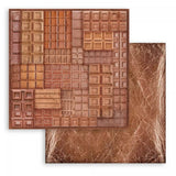 Stamperia Double-Sided Scrapbooking Paper Set - Coffee and Chocolate, 10 units