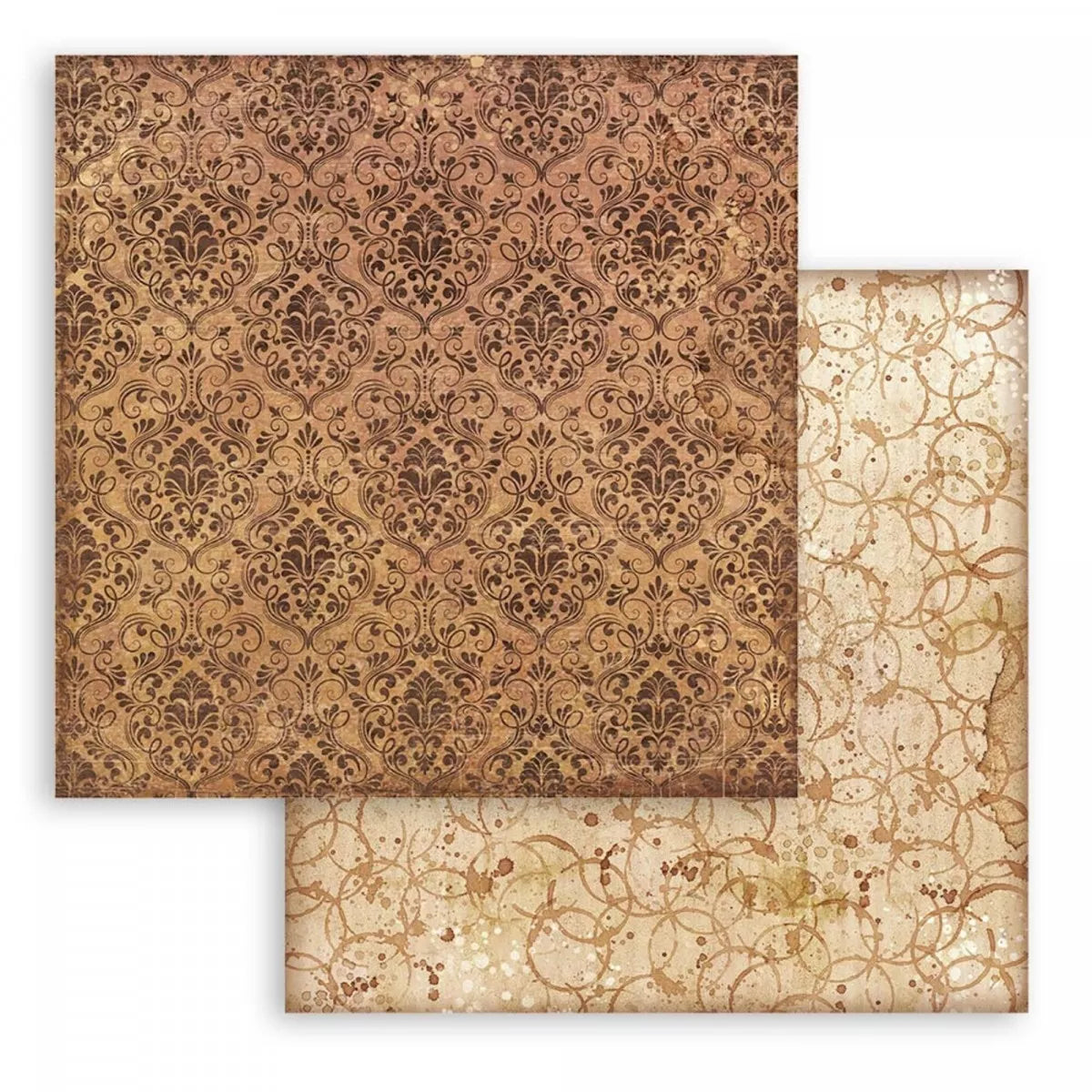 Stamperia Double-Sided Scrapbooking Paper Set - Coffee and Chocolate, 10 units