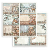 Stamperia Double-Sided Scrapbooking Paper Set - The Owl’s House, 10 units