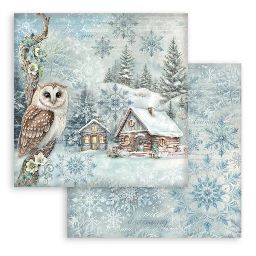 Stamperia Double-Sided Scrapbooking Paper Set - The Owl’s House, 10 units