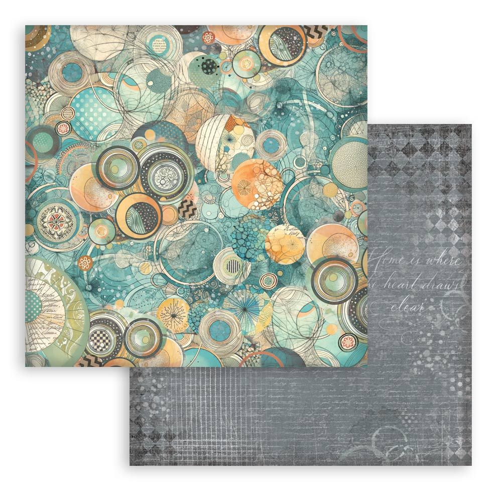 Stamperia Double-Sided Scrapbooking Paper Set - Furry Friends Backgrounds Selection, 10 units