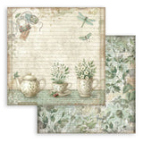 Stamperia Double-Sided Scrapbooking Paper Set - Herbarium Silvae,  10 units