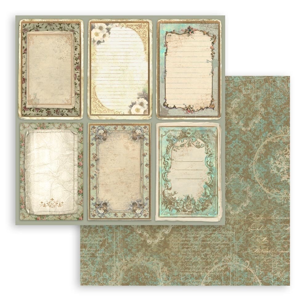 Stamperia Double-Sided Scrapbooking Paper Set - Precious, 10 units