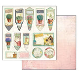 Stamperia Double-Sided Scrapbooking Paper Set - Garden, 10 units