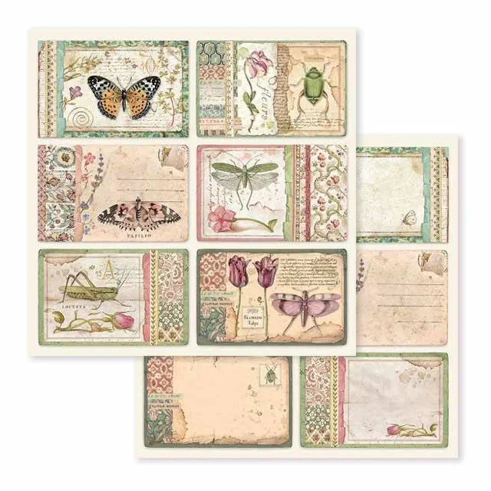 Stamperia Double-Sided Scrapbooking Paper Set - Spring, 10 units