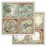 Stamperia Double-Sided Scrapbooking Paper Set - Sea World, 10 units