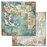 Stamperia Double-Sided Scrapbooking Paper Set - Sea World, 10 units