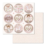 Stamperia Double-Sided Scrapbooking Paper Set - Little Girl, 10 units