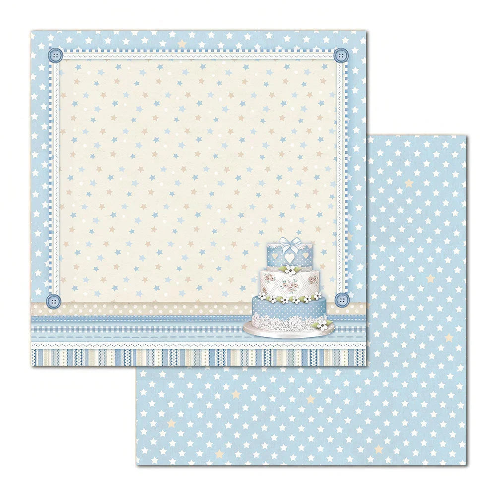 Stamperia Double-Sided Scrapbooking Paper Set - Little Boy, 10 units