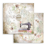Stamperia Double-Sided Scrapbooking Paper Set - Threads, 10 units