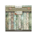 Stamperia Double-Sided Scrapbooking Paper Set - Herbarium Silvae Backgrounds Selection, 10 units
