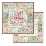 Stamperia Double-Sided Scrapbooking Paper Set - Passion, 10 units