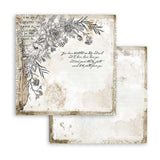 Stamperia Double-Sided Scrapbooking Paper Set - Journal, 10 units