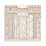 Stamperia Double-Sided Scrapbooking Paper Set - You and Me, Backgrounds Selection, 10 units