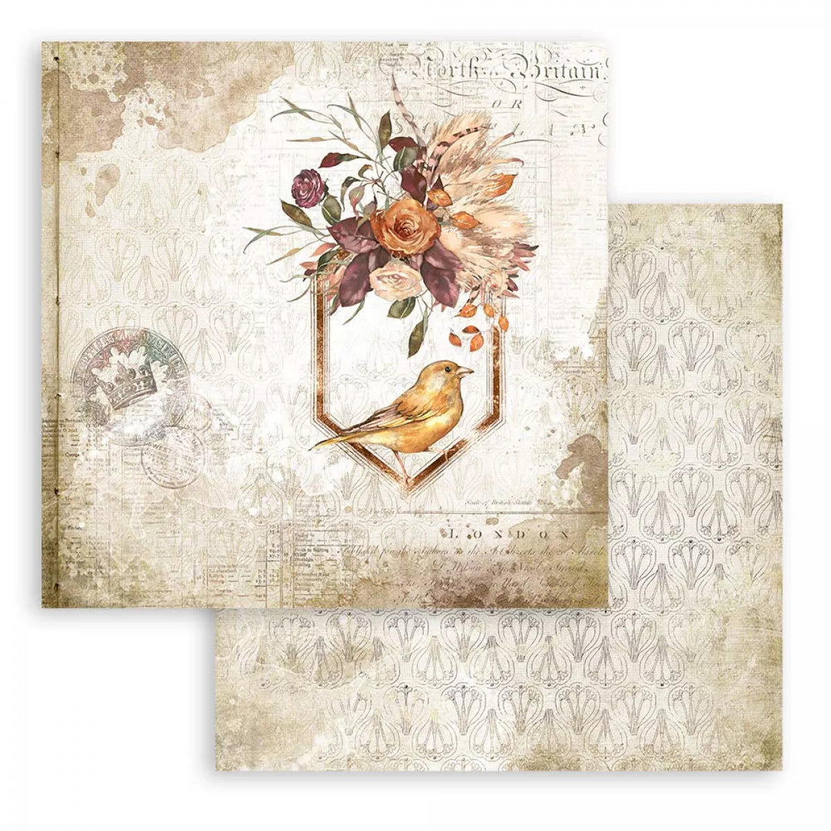 Stamperia Double-Sided Scrapbooking Paper Set - Our Way, 10 units
