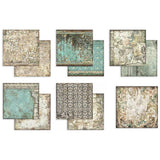 Stamperia Double-Sided Scrapbooking Paper Set - Magic Forest, Backgrounds Selection, 10 units