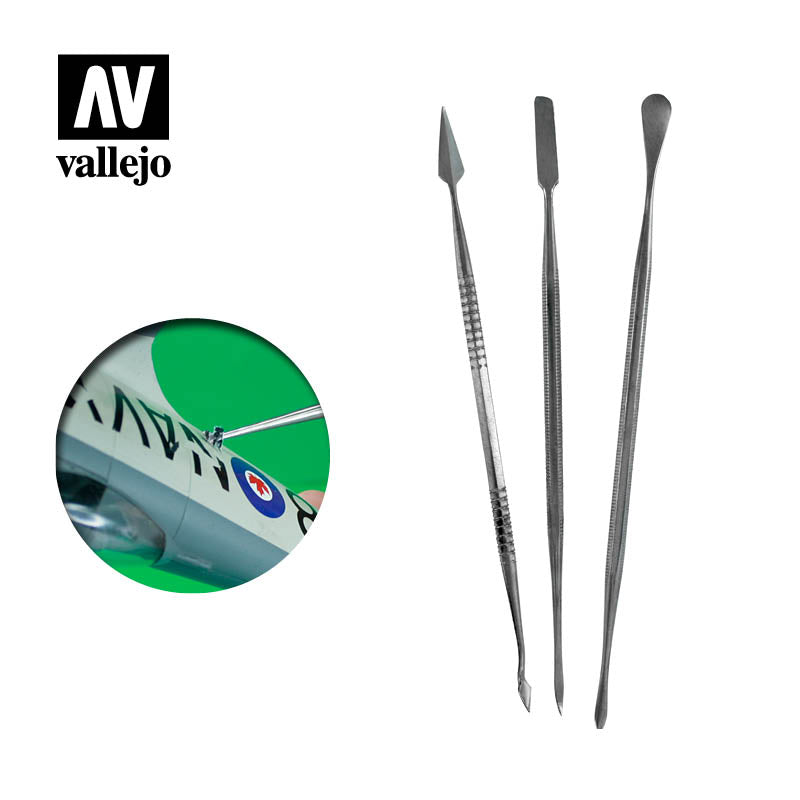 Vallejo Set of 3 Stainless Steel Carvers