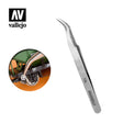 Vallejo Extra Fine Curved Tweezers, 115 mm