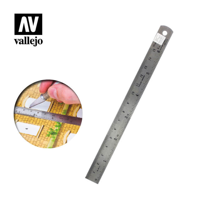 Vallejo Steel Ruler, 150 mm