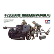 Tamiya 40/L46 ATG German 75 mm Anti Tank Gun Model Kit, 1:35