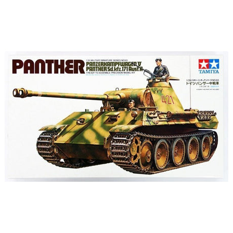 Tamiya German Panther Medium Tank Scale Model, 1:35