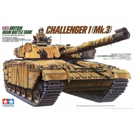 Tamiya British Main Battle Tank Challenger 1 Mk.3 Scale Model, 1:35