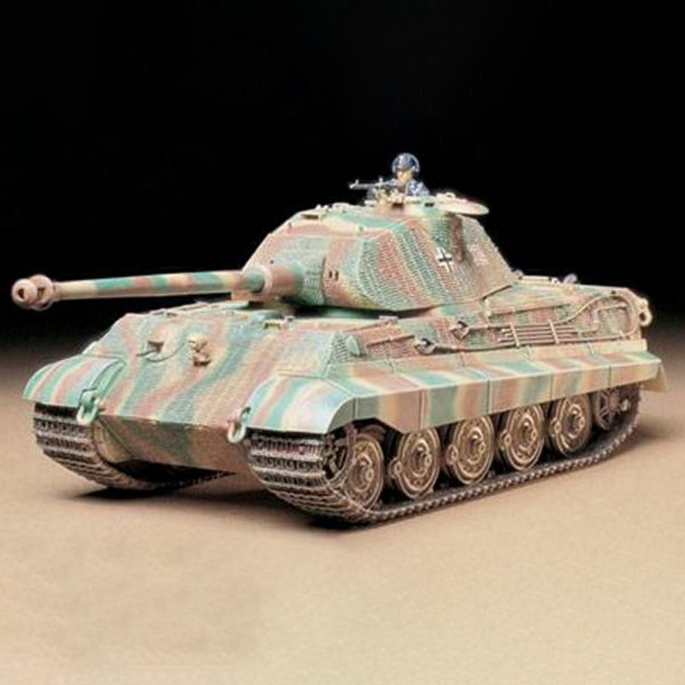 Tamiya German King Tiger Porsche Turret Model Kit, 1:35