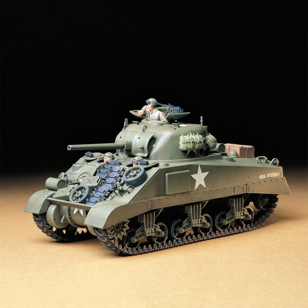 Tamiya U.S. Medium Tank M4 Sherman Model Kit, 1:35