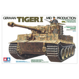 Tamiya German Tiger I Tank Scale Model Kit, 1:35