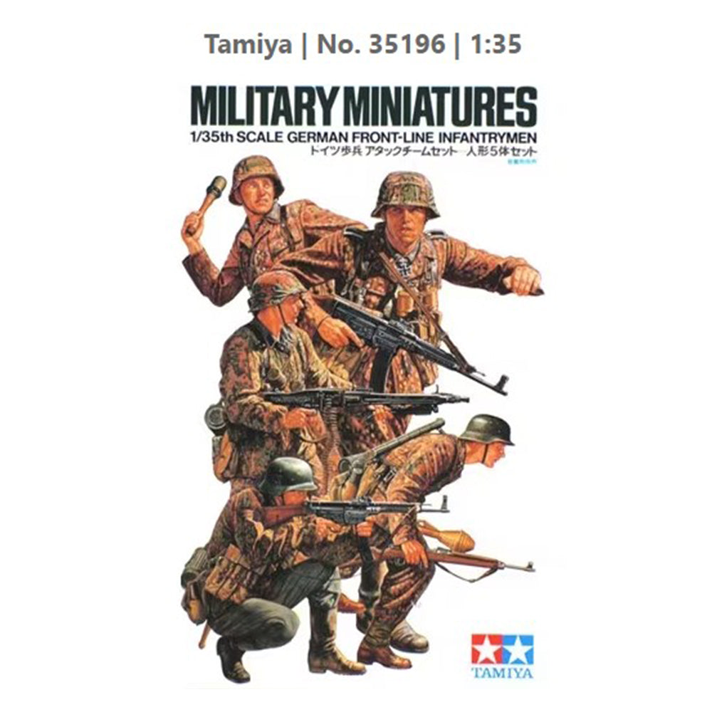 Tamiya German Front-line Infantrymen Model Kit, 1:35