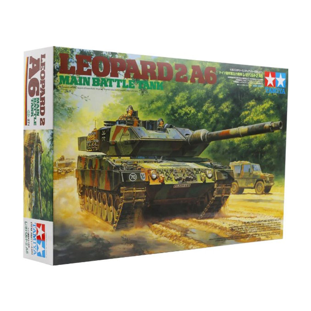 Tamiya Leopard 2 A6 Main Battle Tank Model Kit, 1:35