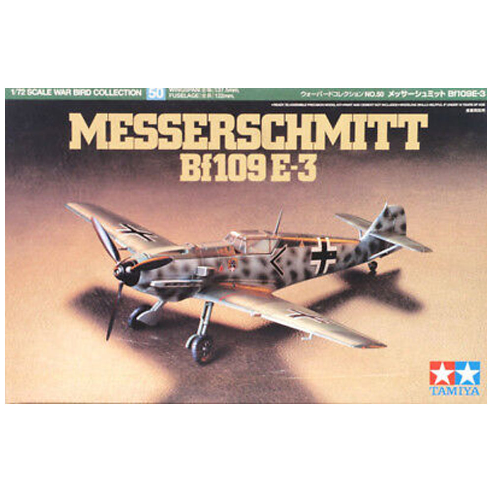 Tamiya Messerschmitt Bf109E-3 Fighter Model Kit, 1:72