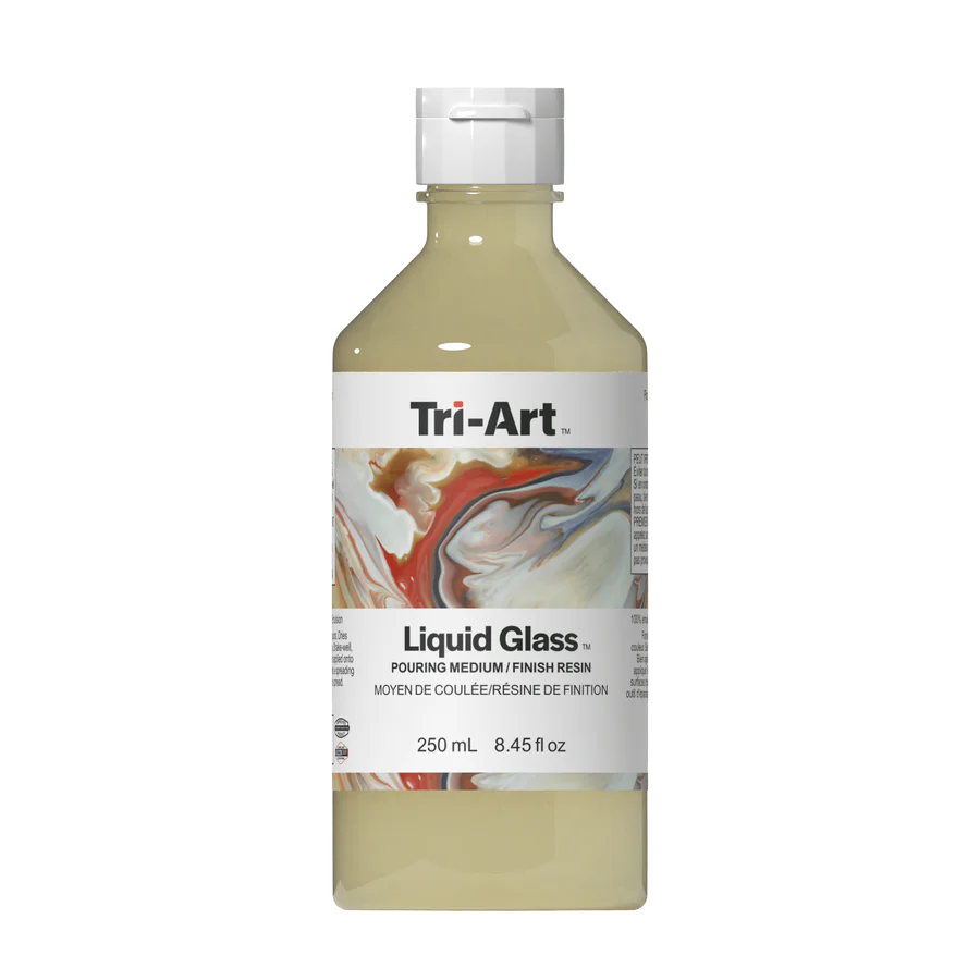 Tri-Art Liquid Glass Pouring Medium and Finishing Resin