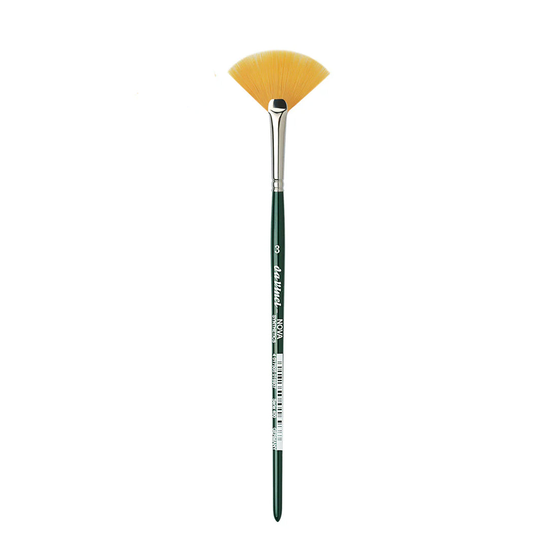 Da Vinci Nova Synthetic Fan Brush, series 400