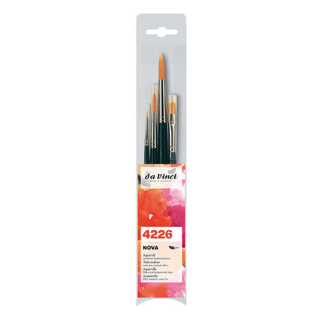 Da Vinci Nova Watercolour Brush Set, 4 pcs.