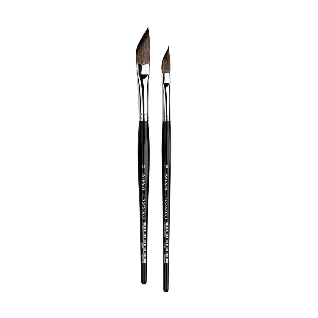 Da Vinci Casaneo Slanted Synthetic Watercolor Brush, Series 5597