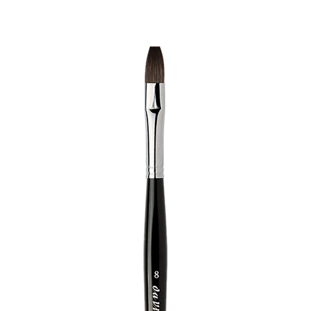 Da Vinci Casaneo Flat Synthetic Watercolor Brush, Series 5898