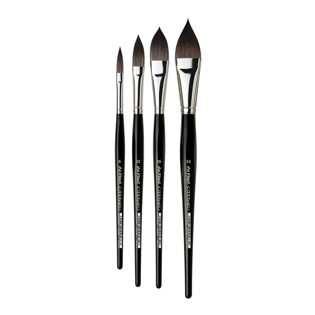 Da Vinci Casaneo Oval Wash Synthetic Watercolor Brush, Series 898
