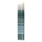 Da Vinci Nova Synthetic Round Brushes Set for Miniatures, 5 pcs.